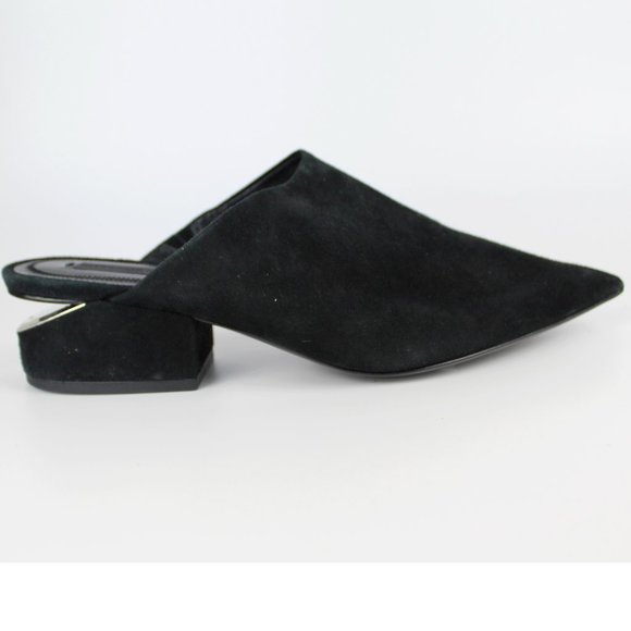 NEW Alexander Wang Pointy Toe Suede Mule - Picture 6 of 16